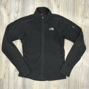 The North Face Black Full Zip Fleece Athletic Sweatshirt Long Sleeve Size S